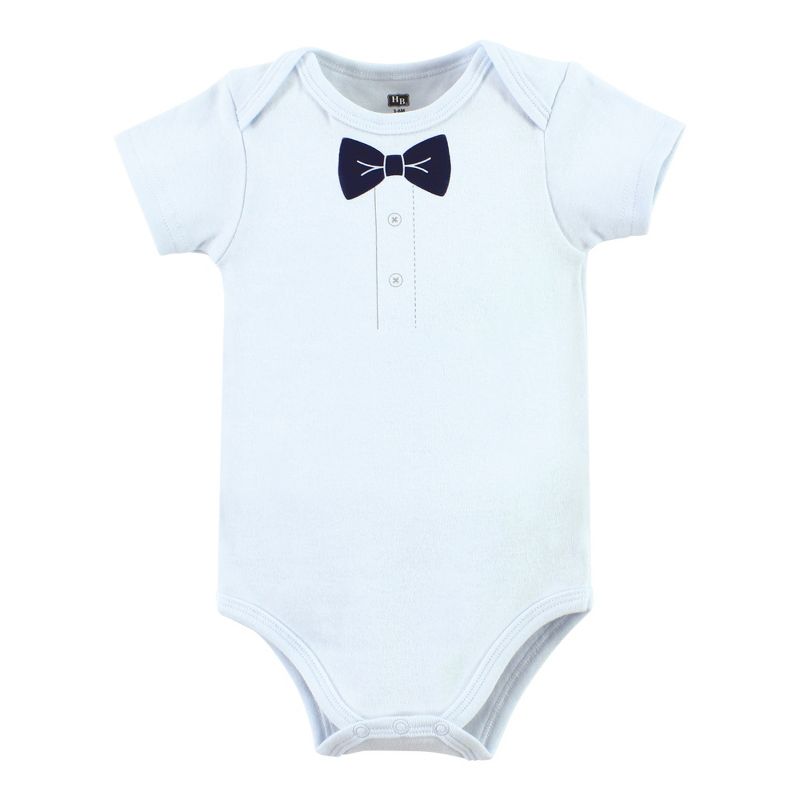 Hudson Baby Infant Boy Cotton Bodysuit and Pant Set, Hola Ladies Short Sleeve, 4 of 6