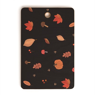 Hello Twiggs Good Morning Pumpkin Cutting Board Rectangle - Deny Designs
