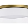 Nuvo Lighting Rowen 4 - Light Flush Mount in  Natural Brass - 4 of 4