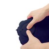 Unique Bargains Inflatable Travel Pillow Press to Inflate for Airplane Train Office - 3 of 4