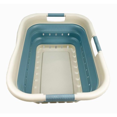 SAMMART 41L (10.8 Gallons) Collapsible Laundry Basket with 3 Handles