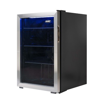 Danby 2.6 cu. ft. Stainless Steel Glass Door Beverage Cooler