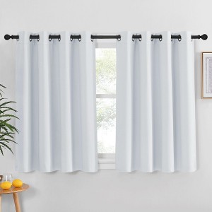 NICETOWN Grommet Top Blackout Curtains, Thermal Insulated Noise Reducing Window Drapes (Set of 2) - 1 of 4