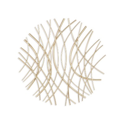 Cheung's Eleni Small Abstract Wall Decor Gold