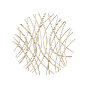 Cheung's Eleni Small Abstract Wall Decor Gold - 1 of 4
