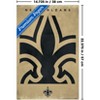 Trends International NFL New Orleans Saints - Logo 25 Unframed Wall Poster Prints - 3 of 4