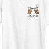 Women's - Instant Message - Iced Coffee Cheers Short Sleeve Graphic T-Shirt - 2 of 4