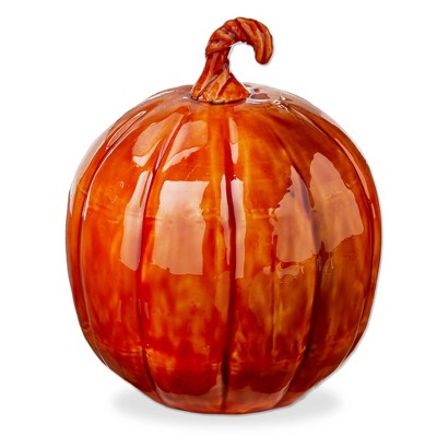 tag Pumpkin Enamel Decor Large