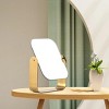 J&V TEXTILES Table Desk Vanity Makeup Mirror,7-Inch Portable Folding Mirror with Metal Stand 360°Adjustable Rotation - 3 of 4
