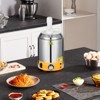 VEVOR Electric Cheese Dispenser with Pump, 2.4L Commercial Hot Fudge Warmer, Plastic Pump Dispenser, 86-230℉ Temp Adjustable, Silver - 2 of 4