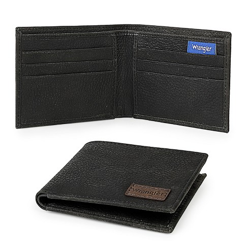 Men's Slim Casual Genuine Leather Bifold Wallet, Best Gifts for Him - Wrangler - image 1 of 4