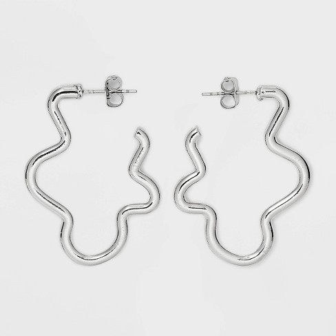 Squiggle Post Earrings