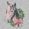 Juniors Womens Lost Gods Christmas Wreath Horse T-Shirt - image 2 of 4