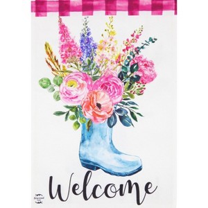 Briarwood Lane Garden Flag 12x18 For Outdoor Gardening Boot Spring Burlap For Spring Garden Flag Flags For Outside - 1 of 4