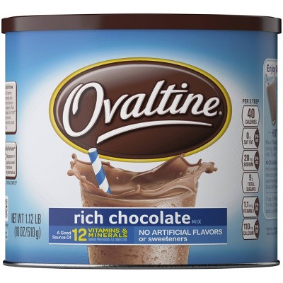 Ovaltine Rich Chocolate Mix - 18oz