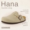 CUSHIONAIRE Hana Womens Clogs | Comfortable Vegan Suede Clogs for Women | Slip On Potato Shoes with Cork Footbed & Arch Support | Memory Foam - 2 of 4