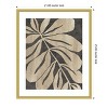 Amanti Art Bold Leaf Fossil I by June Erica Vess Wood Framed Wall Art Print - 4 of 4
