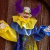 Morris Costumes 4 ft Animated & Light-Up Shaking Clown Hanging Decoration - Yellow - 4 of 4