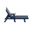 WestinTrends 3 Pieces Set Poly Adirondack Outdoor Chaise Lounges with Side Table - 4 of 4