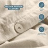 Extra Long Flannel Duvet Cover Set - 100 Cotton, Velvety Soft Heavyweight, Double Brushed - Includes Sham Twin/Twin XL, Sand - 4 of 4