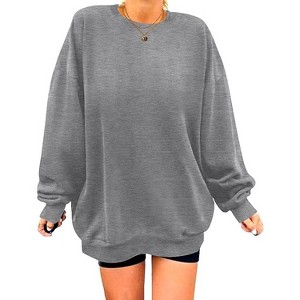 Zeagoo Christmas Sweatshirt for Women Crewneck Christmas Tree Long Sleeve Shirt Xmas Holiday Party Pullover Sweater Tops - 1 of 4