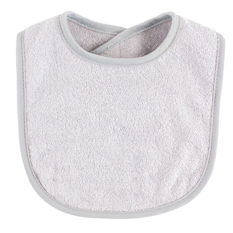 Hudson Baby Infant Cotton and Polyester Bibs 10pk, Moon And Back, One Size, 4 of 13