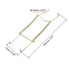 Unique Bargains Zinc Plated Hanger U Type Invisible Wall Decorative Hooks with Tip Protectors - 2 of 3