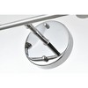 Elegant Lighting Jaelynn 2 light Chrome and Clear Bath Sconce - 4 of 4
