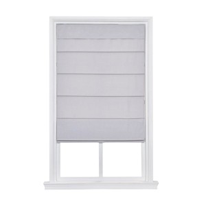 Home Basics Cordless Room Darkening Fabric Classic Roman Shade - 1 of 4