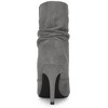 Allegra K Women's Pointy Toe Pull-on Stiletto Heels Ankle Sock Boots - 4 of 4