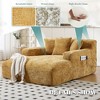 Sapphtopaz Lazy Bean Bag Sofa with Armrests,Bean Bag longue Couch with 3 Pillows for Adults & Kids,Sleeping Sofa Bed for Living Room,Bedroom - 2 of 4