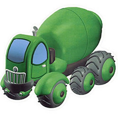 Construction Heavy Loaders Self-Stick Wall Accent Stickers - Warner..