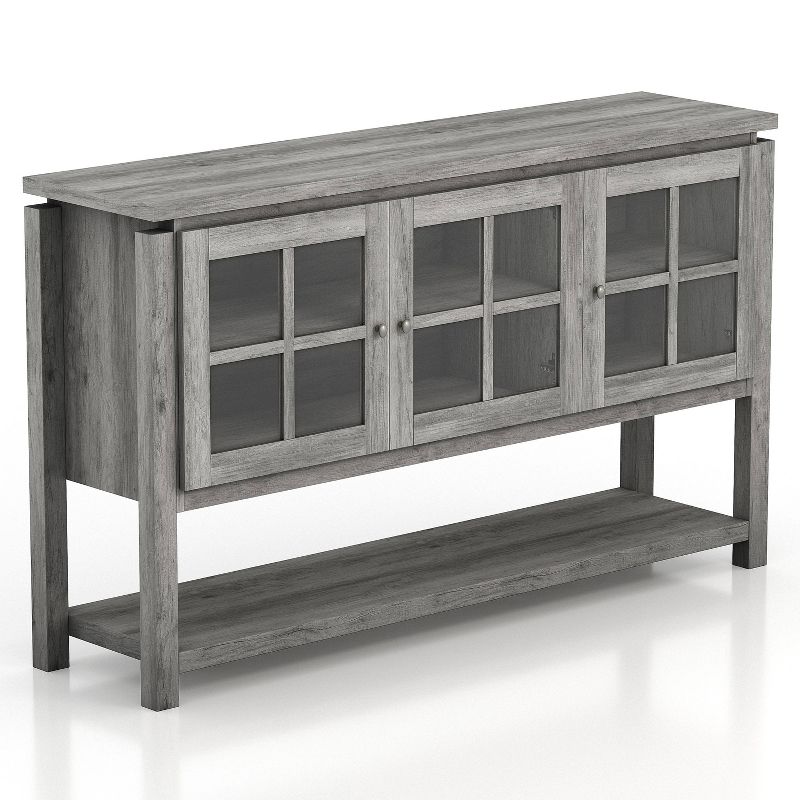 Carita Transitional Windowpane Cabinets Buffet - HOMES: Inside + Out, 5 of 16