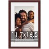 PosterPalooza | Brown Frame with White Photo Mat, UV Acrylic Front, Foam Board Backing, 60 Sizes Available - 2 of 4