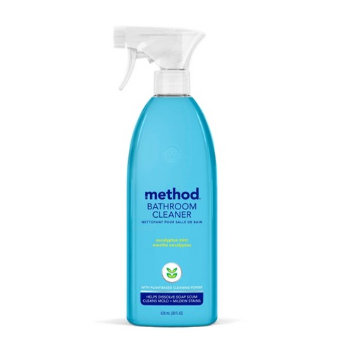 Method Cleaning Products Bathroom Cleaner Tub + Tile Eucalyptus Mint Spray Bottle 28 fl oz - image 1 of 3