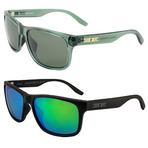 2 Pairs of Epoch Eyewear Delta Glasses with Smoke, Green Mirror Lenses - 1 of 4