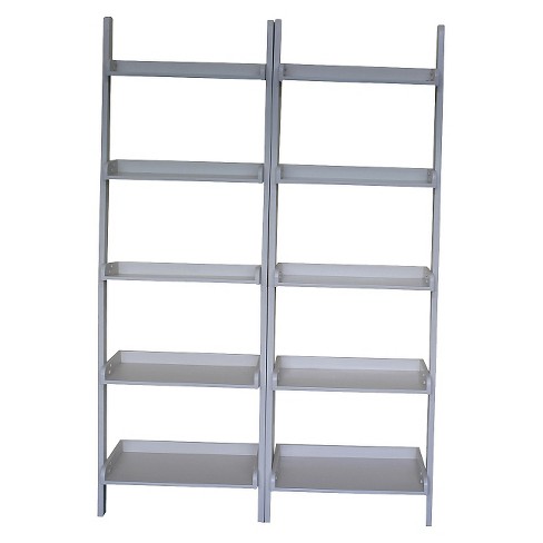 Leaning best sale bookcase target