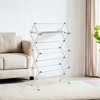 14.6 x 29.5 x 53.2 Inch Foldable Clothes Drying Rack, Steel Frame Laundry Airer, Easy Assembly Laundry Drying Rack for Indoor Outdoor Use - 4 of 4