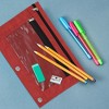 Unique Bargains Pencil Case for 3 Ring Binder Double Layer Smooth Zipper for Folders - 4 of 4
