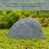 Gardenised Decorative Outdoor Weather-Resistant Artistic Artificial Faux Stone Rock, Garden Patio Granite Grey Fiberglass Stone - 2 of 4