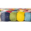 Unique Loom Felt Ball Collection Area Rug - Cloud - 4 of 4