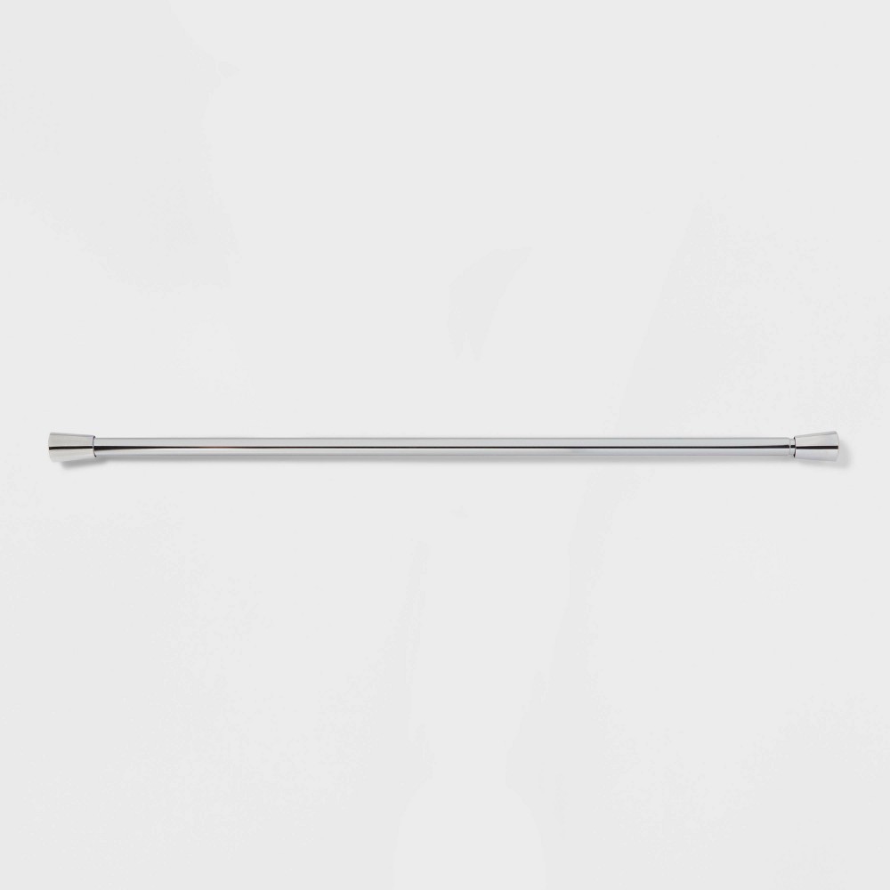 Photos - Shower Riser Rail & Head Holder 72" Rust Resistant Shower Curtain Rod Chrome - Threshold™