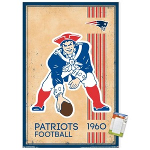 Trends International NFL New England Patriots - Retro Logo 14 Unframed Wall Poster Prints - 1 of 4