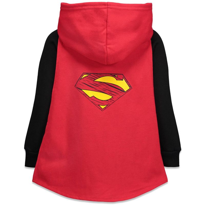 DC Comics Justice League Superman Hoodie and Cape Toddler, 5 of 9