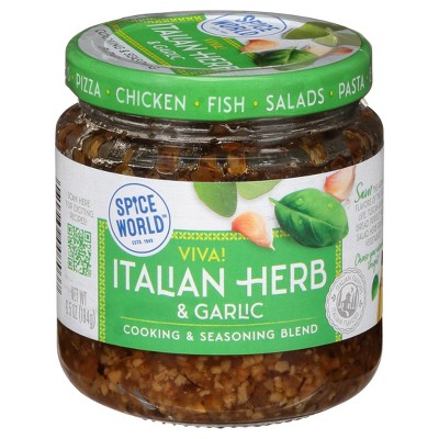 Spice World Italian Herb & Garlic Seasoning Blend - 6.5oz