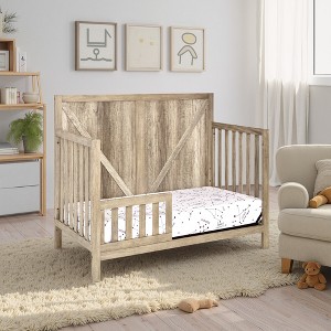 VYNXARIA 4-in-1 Convertible Crib Vintage Chestnut - 1 of 4