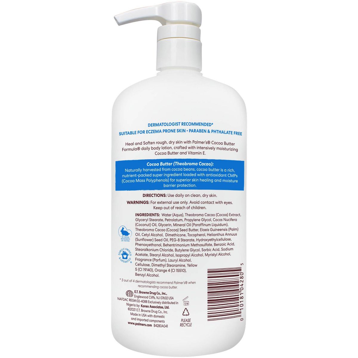 Palmers Cocoa Butter Formula Lotion - 33.8 fl oz - thumbnail 3