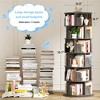 Aheaplus 6-tier Bookshelf for Home Office, 360 Rotating, Corner Bookcase - 4 of 4