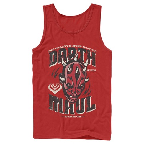 Men's Star Wars: The Clone Wars Darth Maul The Galaxy's Most Wanted Tank Top - image 1 of 3