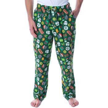 Dc Comics Men's Green Lantern Allover Symbol Loungewear Pajama Pants (5xl)  Green : Target